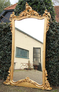 Large Antique French Gold Mirror