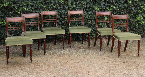 Antieke Set van 6 Eetkamerstoelen - 0240.D