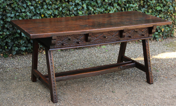 Antieke Spaanse Wandtafel - 0247.D