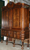 Antique Dutch Cross-footed Cabinet