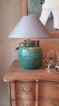 Antique Chinese jar lamp
