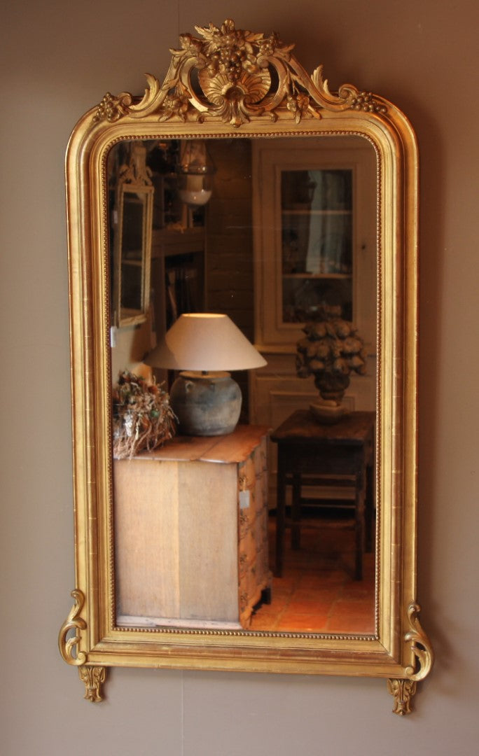Antique French Gold Mirror