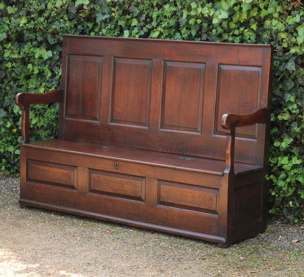 Antique English Hall Bench