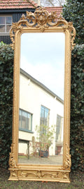 Antique Tall French Mirror