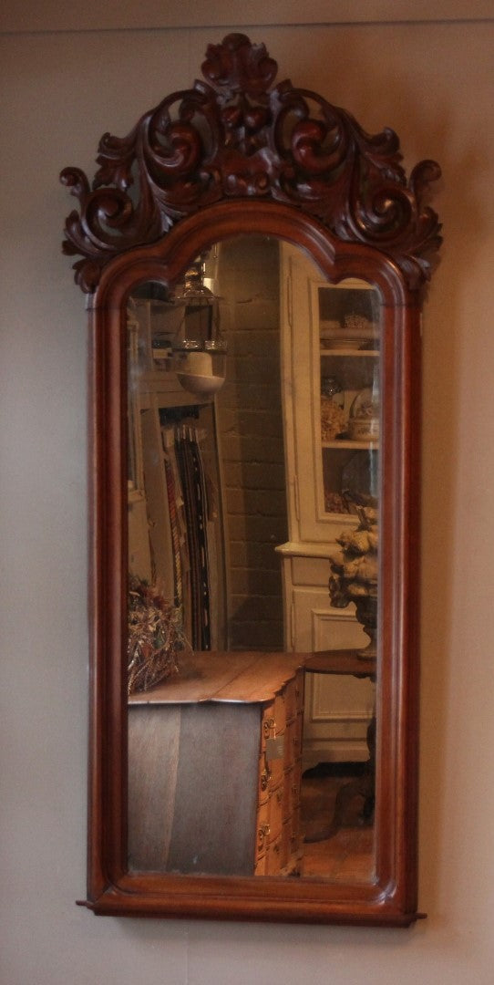 Antique Wooden Mirror