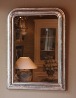 Antieke Bladzilveren Spiegel - 0266.S