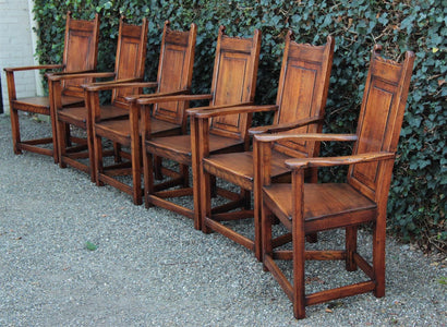 Set van 6 antieke Armstoelen - 0174.D