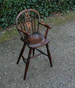 Antieke Wheelback kinderstoel - 0077.D
