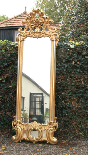 Antieke Hoge Spiegel - 0221.S