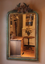 Antieke Groene Spiegel - 0269.S