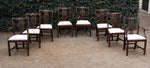 Antieke Set van 8 Eetkamerstoelen - 0252.D