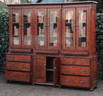 Large Antique English Display Cabinet