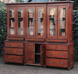 Large Antique English Display Cabinet