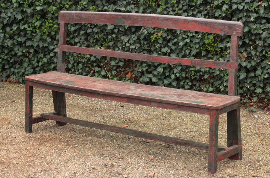 Antique Painted Bench