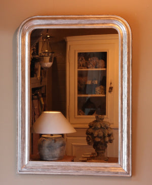 Antique Silver Leaf Mirror