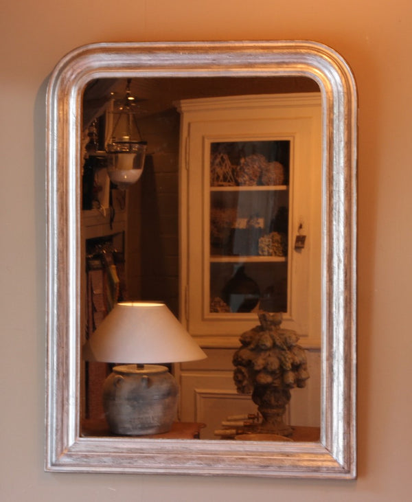 Antique Silver Leaf Mirror