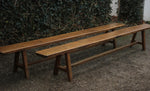 Antieke set Houten Banken - 0221.D