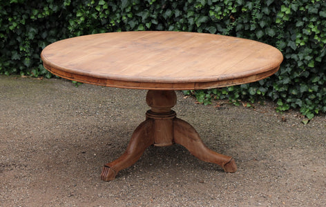 Grote Ronde Antieke Tafel - 0453A.T