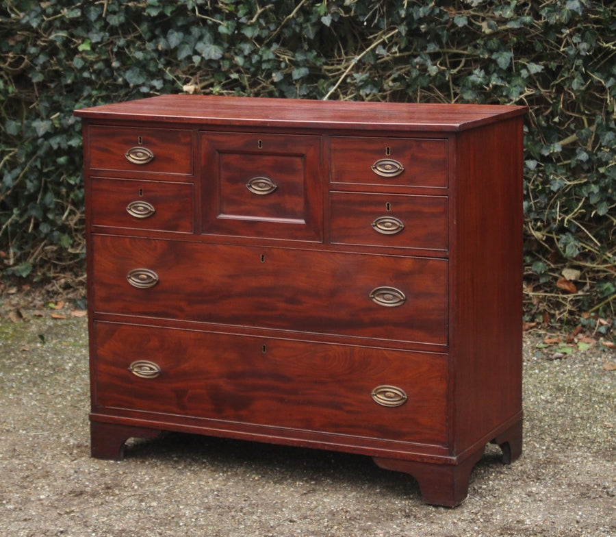 Antieke Mahonie Ladenkast - 0203.D