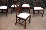 Antieke Set van 8 Eetkamerstoelen - 0252.D